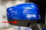 3D Carbon Fiber Lower Mirror Overlays (Pair) - 2015-2021 WRX / STI / 2015-2017 Crosstrek / 2015-2016 Impreza