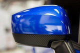 3D Carbon Fiber Lower Mirror Overlays (Pair) - 2015-2021 WRX / STI / 2015-2017 Crosstrek / 2015-2016 Impreza