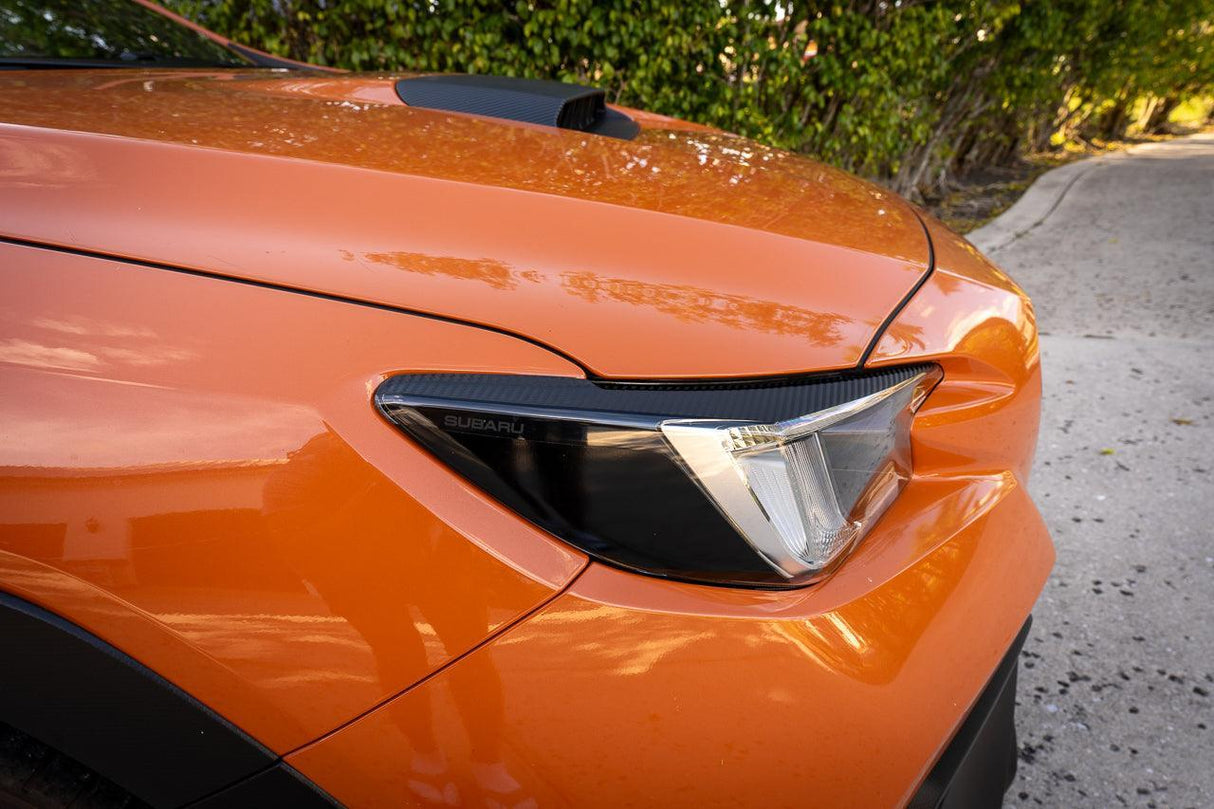 3D Carbon Headlight Eyebrows - 2022+ Subaru WRX