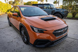 3D Carbon Hood Scoop Overlay - 2022+ Subaru WRX