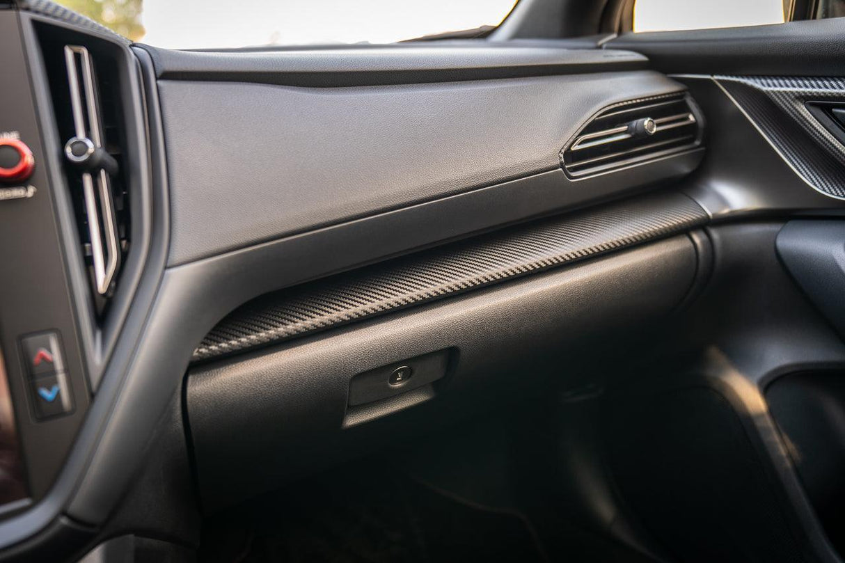 3D Carbon Interior Dash Trim Overlays - 2022+ Subaru WRX