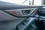 3D Carbon Interior Door Handle Trim Overlay Part 2 - 2022+ Subaru WRX