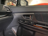 3D Carbon Interior Door Handle Trim Overlays - 2015-2021 WRX / STI