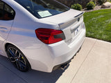 3D Carbon Low Profile OEM Spoiler Protector Accent with Logo - 2015-2021 WRX / STI