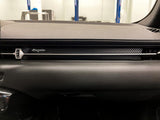 3D Carbon Passenger Side Dash Interior Overlay - 2020+ Supra