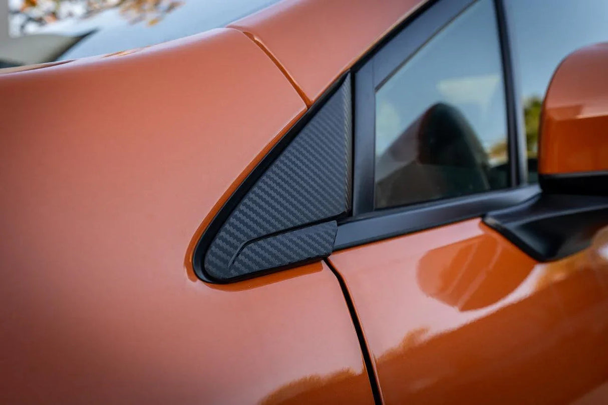 3D Carbon Quarter Window Trim Overlay - 2022+ Subaru WRX