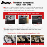 2019-2024 Audi Q3 3D Molded Black All Weather Floor Mats Trunk Mat TPE