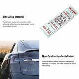 3D Metal Letter Emblem Badge | Multiple Styles | 3M Adhesive | Custom Lettering