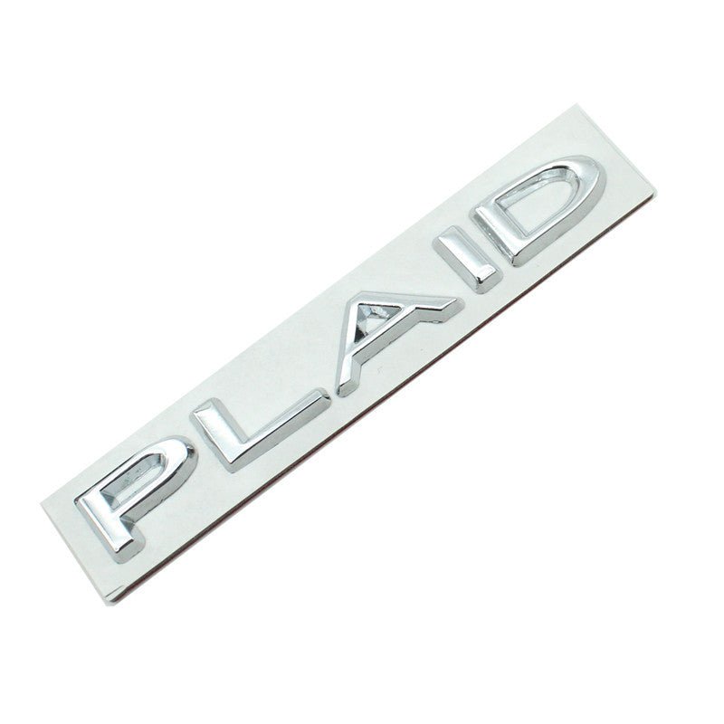 3D Metal Letter Emblem Badge | Multiple Styles | 3M Adhesive | Custom Lettering
