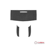 [3pcs] Real Carbon Fiber Overhead Light Trim Overlay for 2011-2022 Dodge Durango