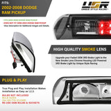 2002-2008 Dodge Ram Smoke Chrome LED 3rd Brake Light