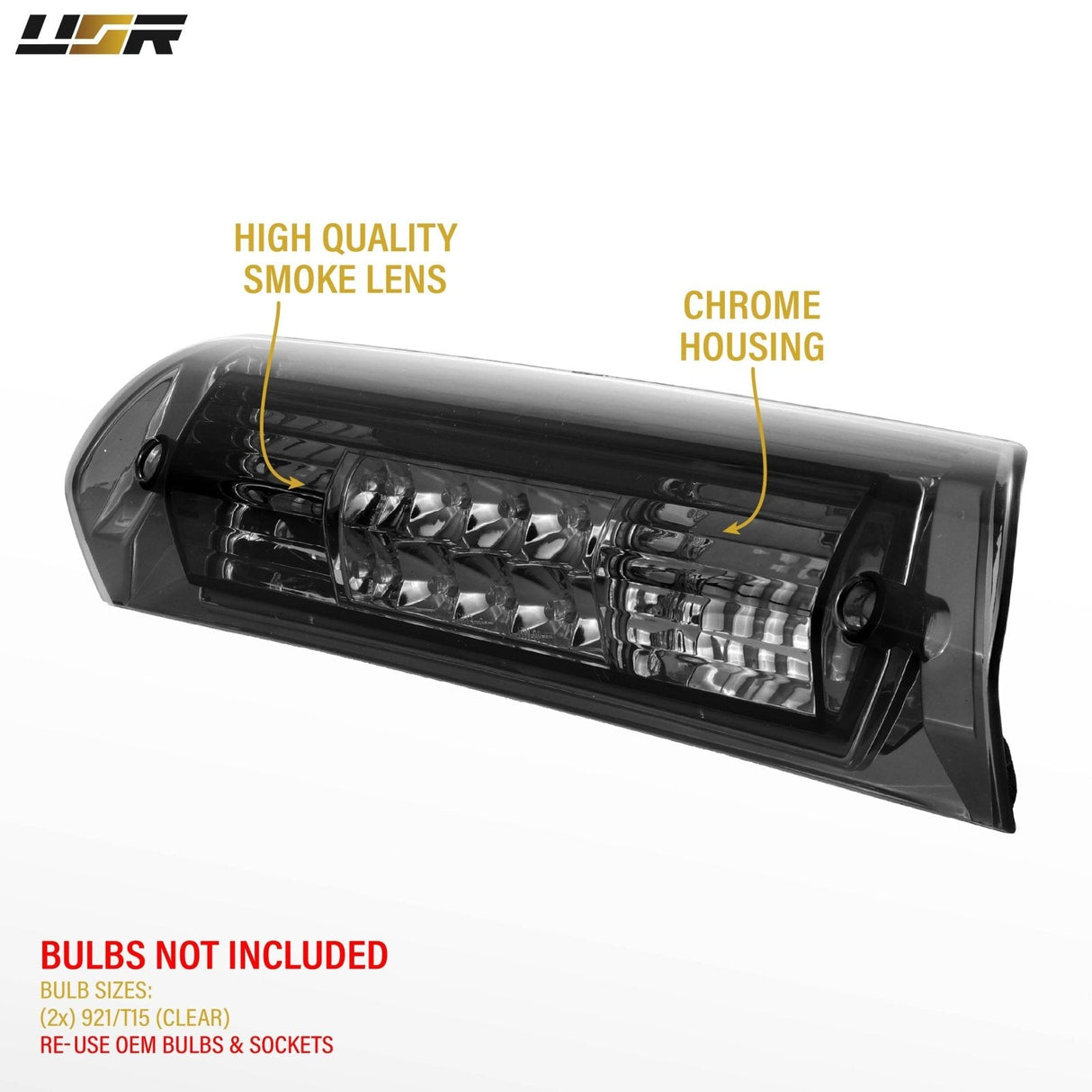 2002-2008 Dodge Ram Smoke Chrome LED 3rd Brake Light