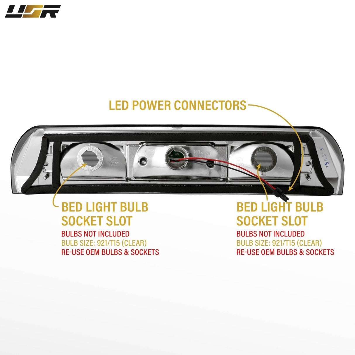2002-2008 Dodge Ram Smoke Chrome LED 3rd Brake Light