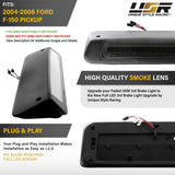 2004-2008 Ford F150 2 In 1 Light Bar LED 3rd Brake Light - Smoke