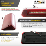 2004-2008 Ford F150 2 In 1 Light Bar LED 3rd Brake Light - Smoke