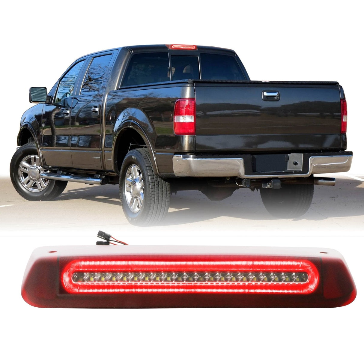 2004-2008 Ford F150 2 In 1 Light Bar LED 3rd Brake Light - Smoke
