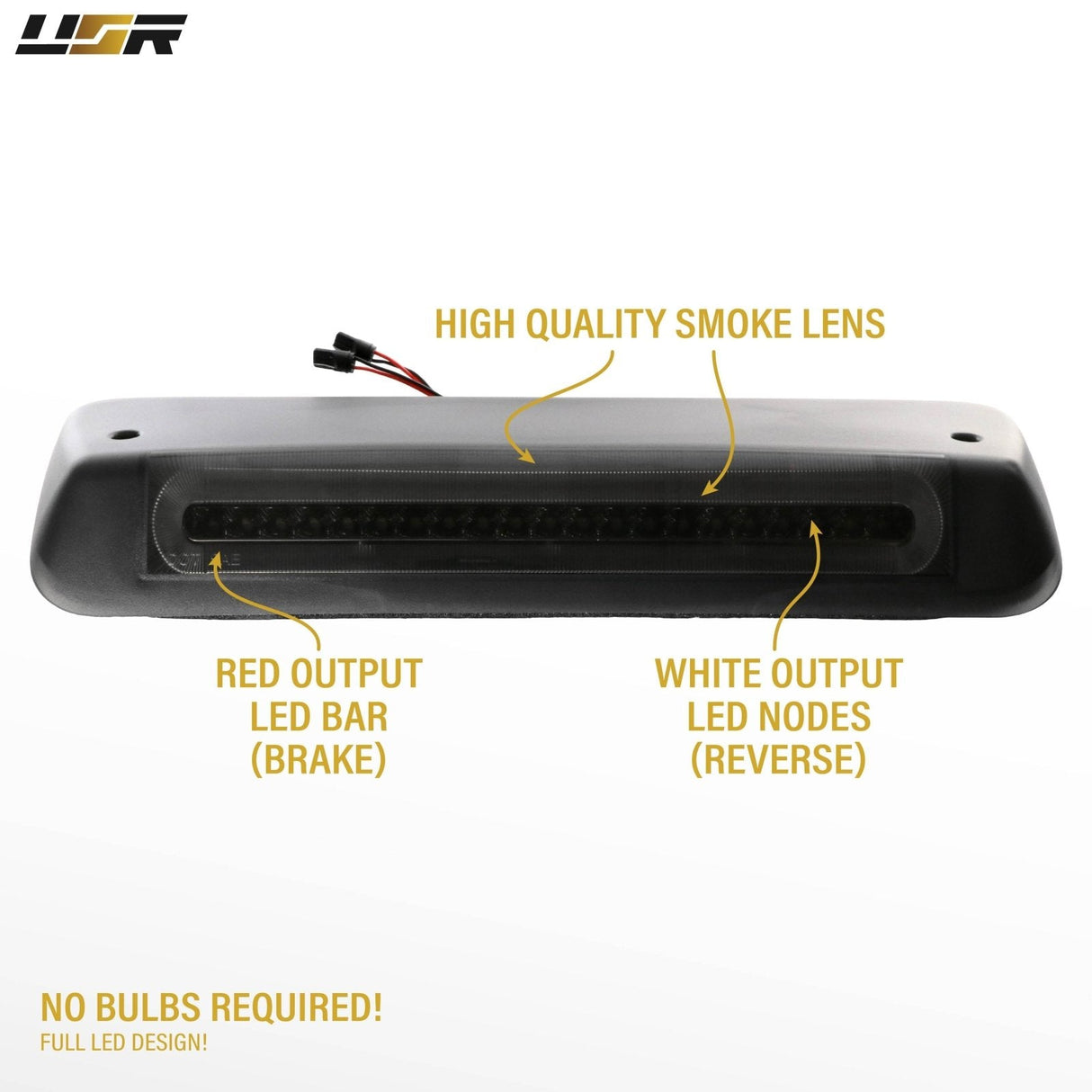 2004-2008 Ford F150 2 In 1 Light Bar LED 3rd Brake Light - Smoke