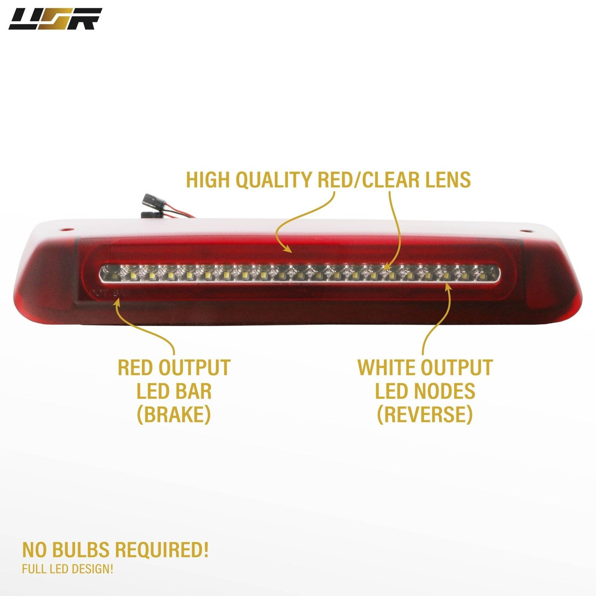 2004-2008 Ford F150 2 In 1 Light Bar LED 3rd Brake Light - Smoke