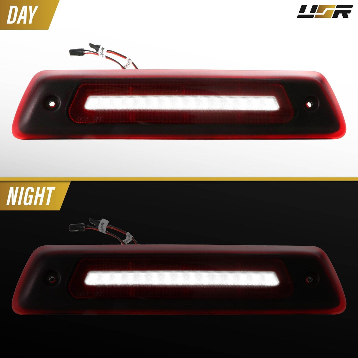 2009-2014 Ford F150 2 In 1 Light Bar Led 3rd Brake Light - Smoke