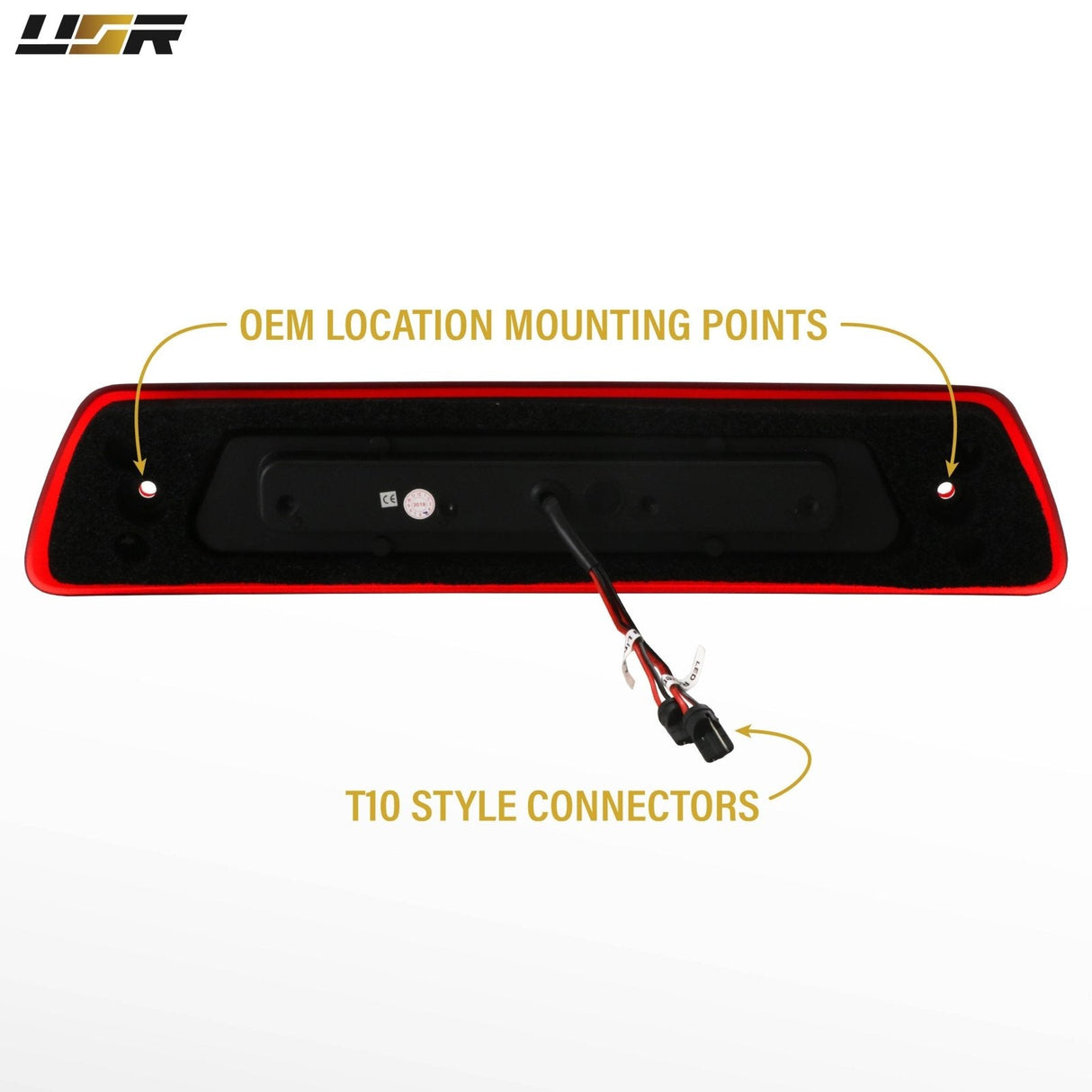2009-2014 Ford F150 2 In 1 Light Bar Led 3rd Brake Light - Smoke