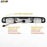 1999-2014 Ford F250/F350 & 93-11 Ranger Smoke/Black LED 3rd Brake Light