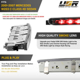 2001-2007 Mercedes W203 C Class 4d Sedan Depo 3rd Led Brake Light - Smoke