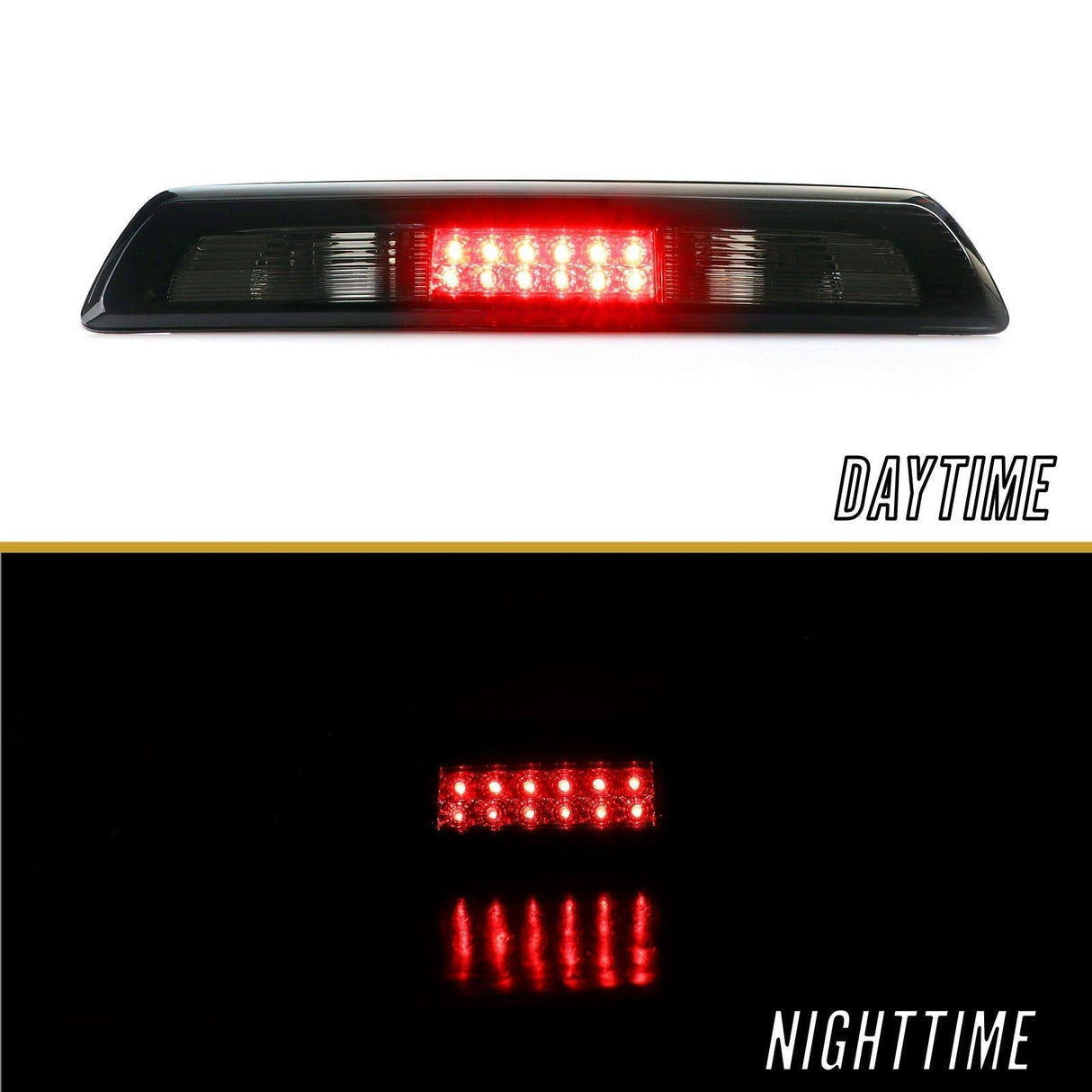 2007-2013 Toyota Tundra Smoke/Chrome Led 3rd Brake Light