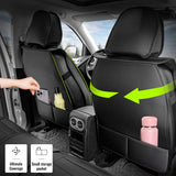 Universal Fit PU Leather Car Seat Covers Cushion Protector - 01 Style