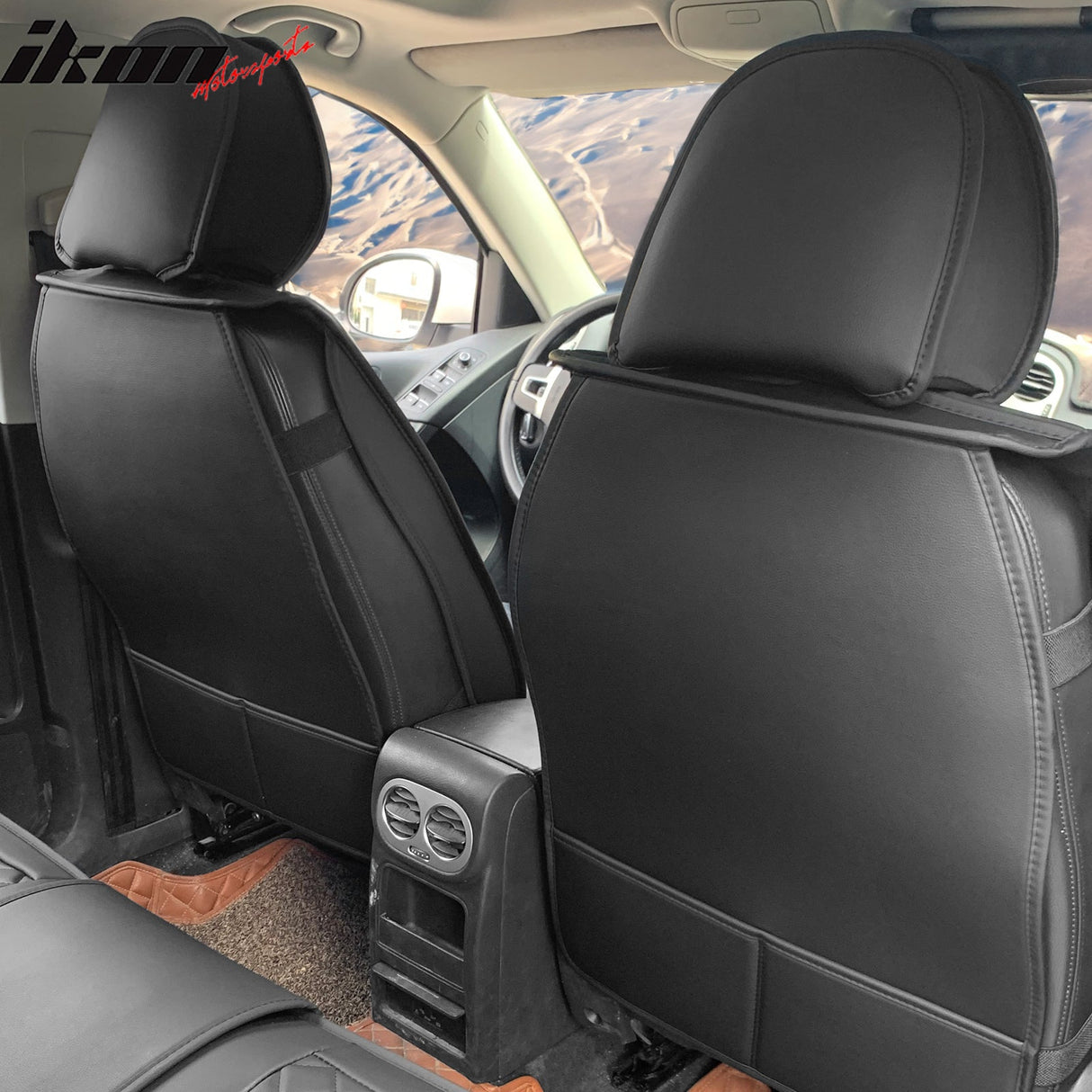 Universal Car Seat Covers Cushion Protecots PU Leather - 03 Style