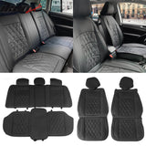 Universal Fit PU Leather Car Seat Covers Cushion Protector - 04 Style