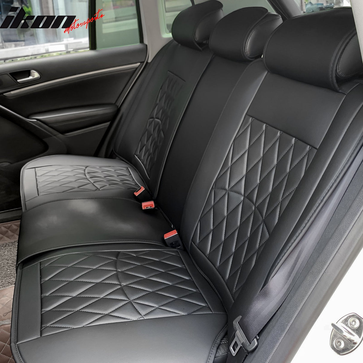 Universal Fit PU Leather Car Seat Covers Cushion Protector - 04 Style
