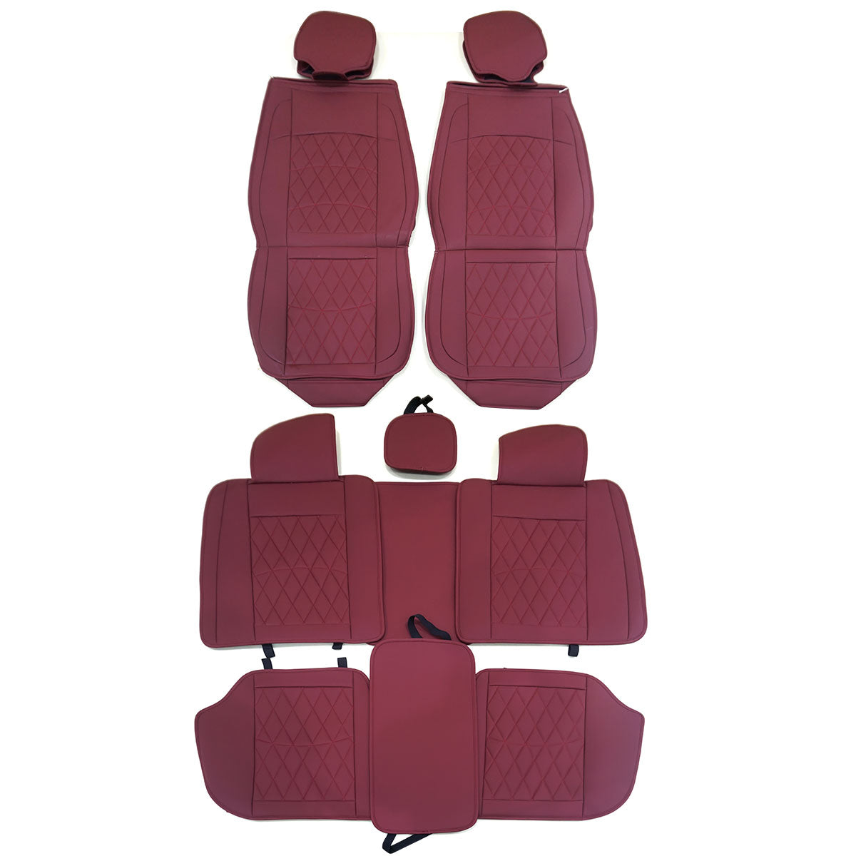 Universal Fit PU Leather Car Seat Covers Cushion Protector - 04 Style