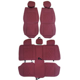Universal Fit PU Leather Car Seat Covers Cushion Protector - 04 Style