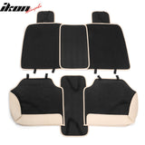 Universal PU Leather Car Seat Cover w/ Lumbar 04B Style Full Set