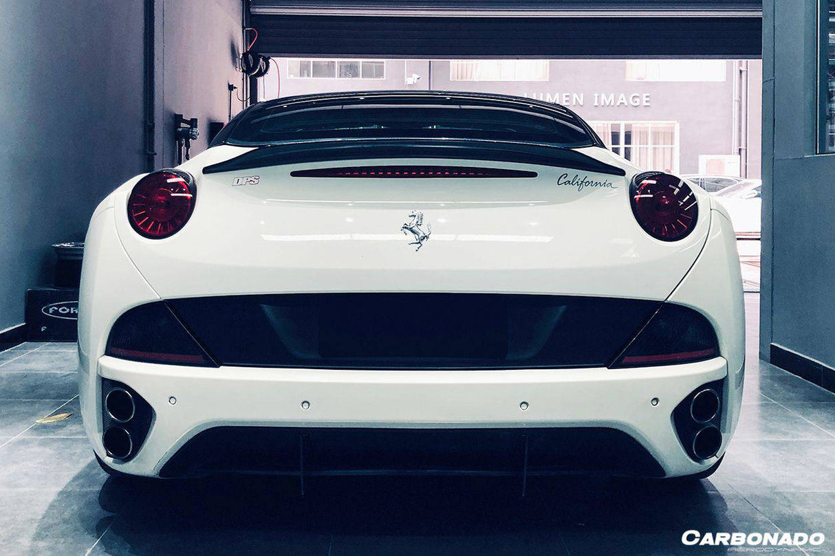 2009-2014 Ferrari California bkss style Carbon Fiber Rear Diffuser Canard