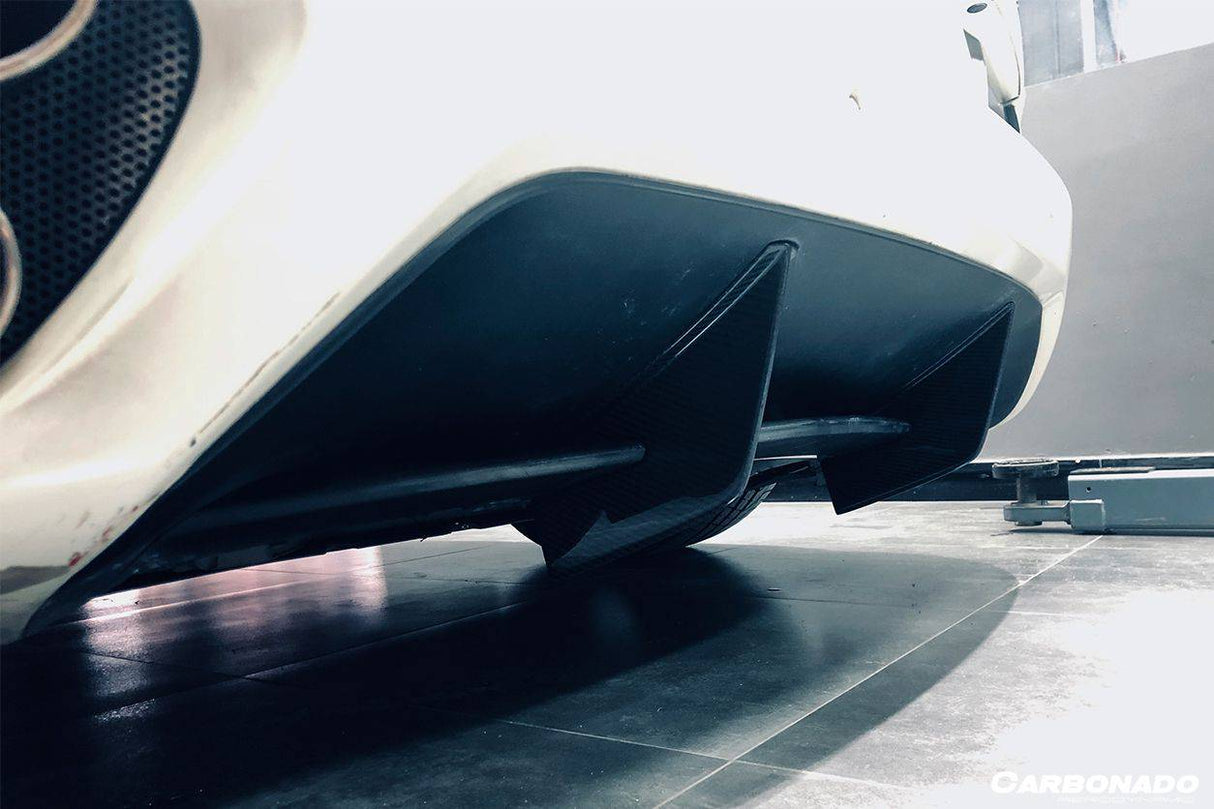 2009-2014 Ferrari California bkss style Carbon Fiber Rear Diffuser Canard