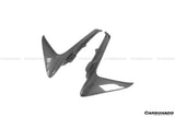 2018-2022 Ferrari 488 Pista OEM Style Carbon Fiber Front Bumper Vent Canards