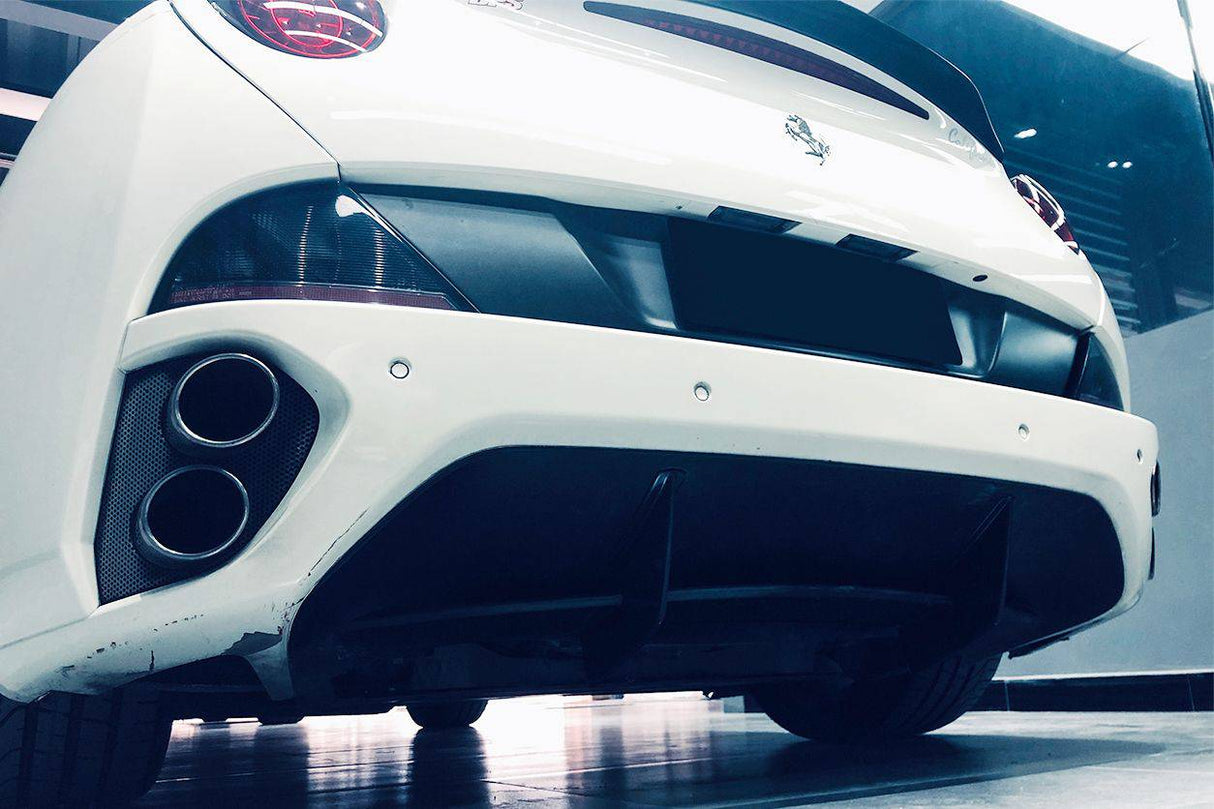 2009-2014 Ferrari California bkss style Carbon Fiber Rear Diffuser Canard
