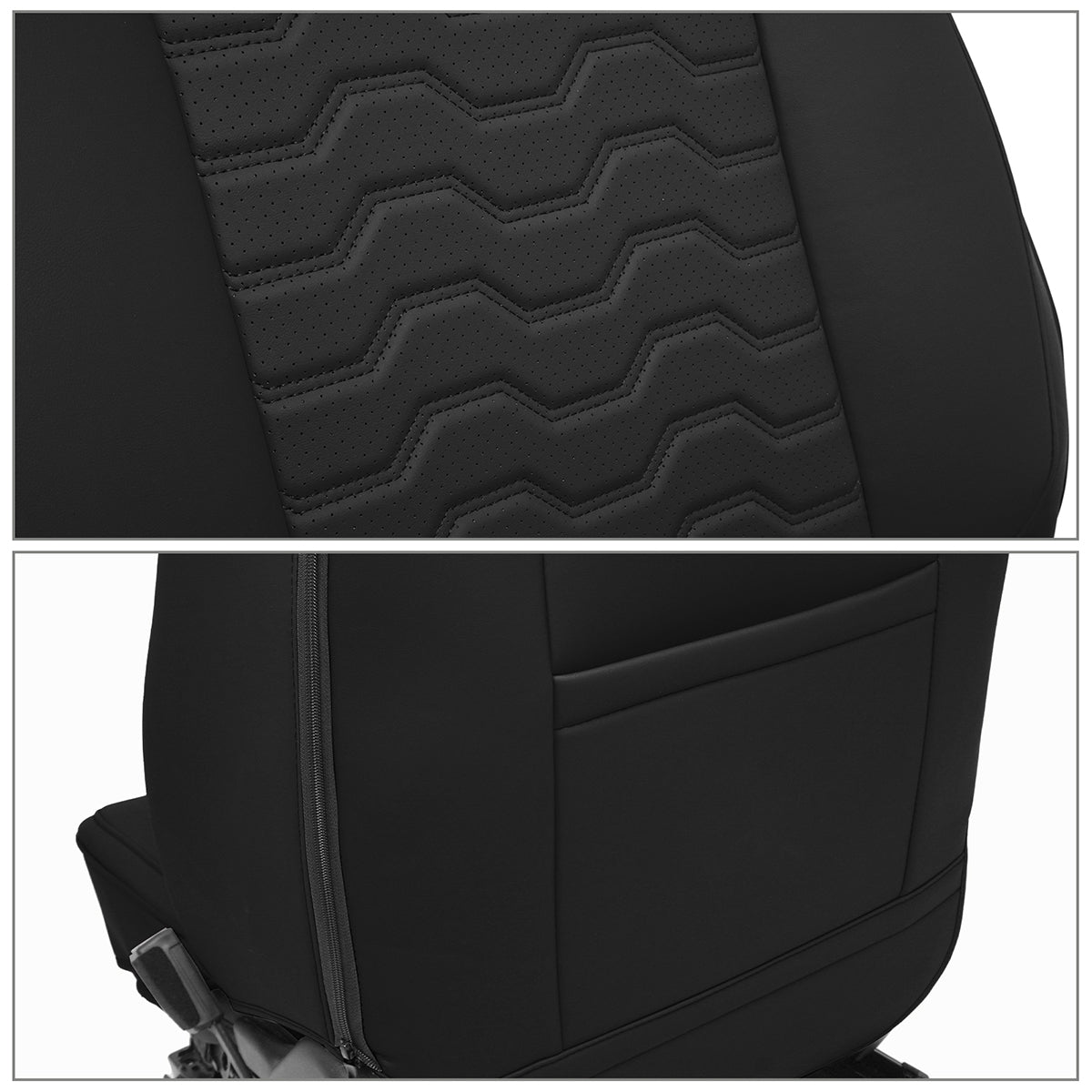 2019-2026 Silverado Sierra 1500 2500 3500HD Seat Cover Full Set Black