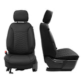 Front Seat Covers for Silverado Sierra 1500 2500HD 3500HD 2019-2026 Black