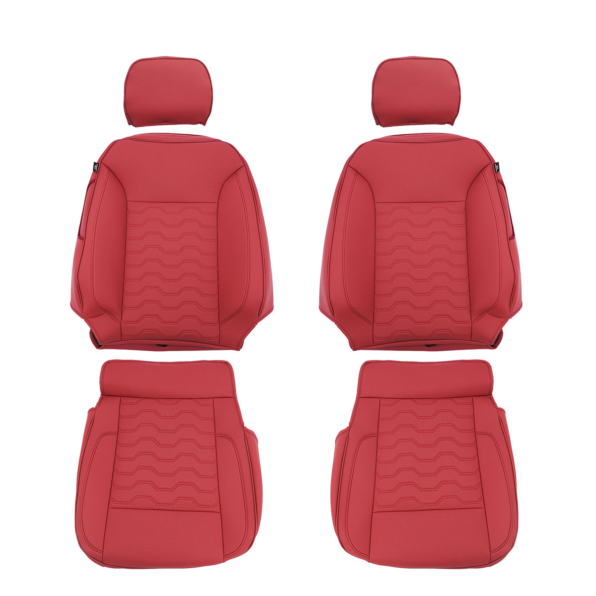 Seat Cover Full Set for Silverado Sierra 1500 2500HD 3500HD 2019-2026 Red