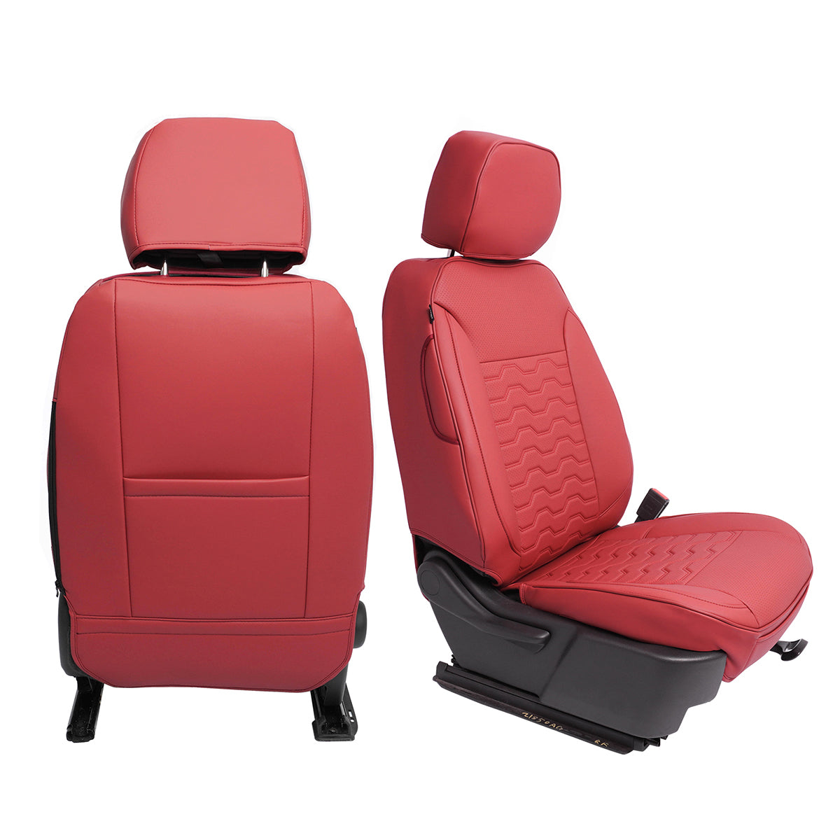 Front Seat Covers for Silverado Sierra 1500 2500HD 3500HD 2019-2026 Red