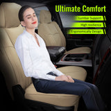 Front Seat Covers for Dodge Ram 1500 2013-2025 & Ram 2500 3500 2013-2026 Beige
