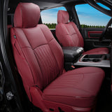 2013-2025 Ram 1500 2013-2026 2500 3500 Front Seat Covers Protector Red