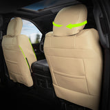 2019-2026 Ram 1500 Crew Cab Pickup Seat Cover Full Set Protector Beige