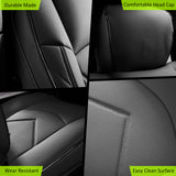 Front Seat Covers for Ram 1500 Crew Cab Pickup 2019-2026 Black Protector