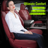 2019-2026 Ram 1500 Crew Cab Pickup Seat Covers Full Set Red Protector