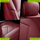 2019-2026 Ram 1500 Crew Cab Pickup Seat Covers Full Set Red Protector