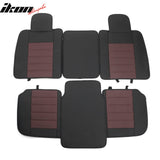 2009-2025 Ford F150 Crew Cab PU Leather Car Seat Cover w/ Pocket