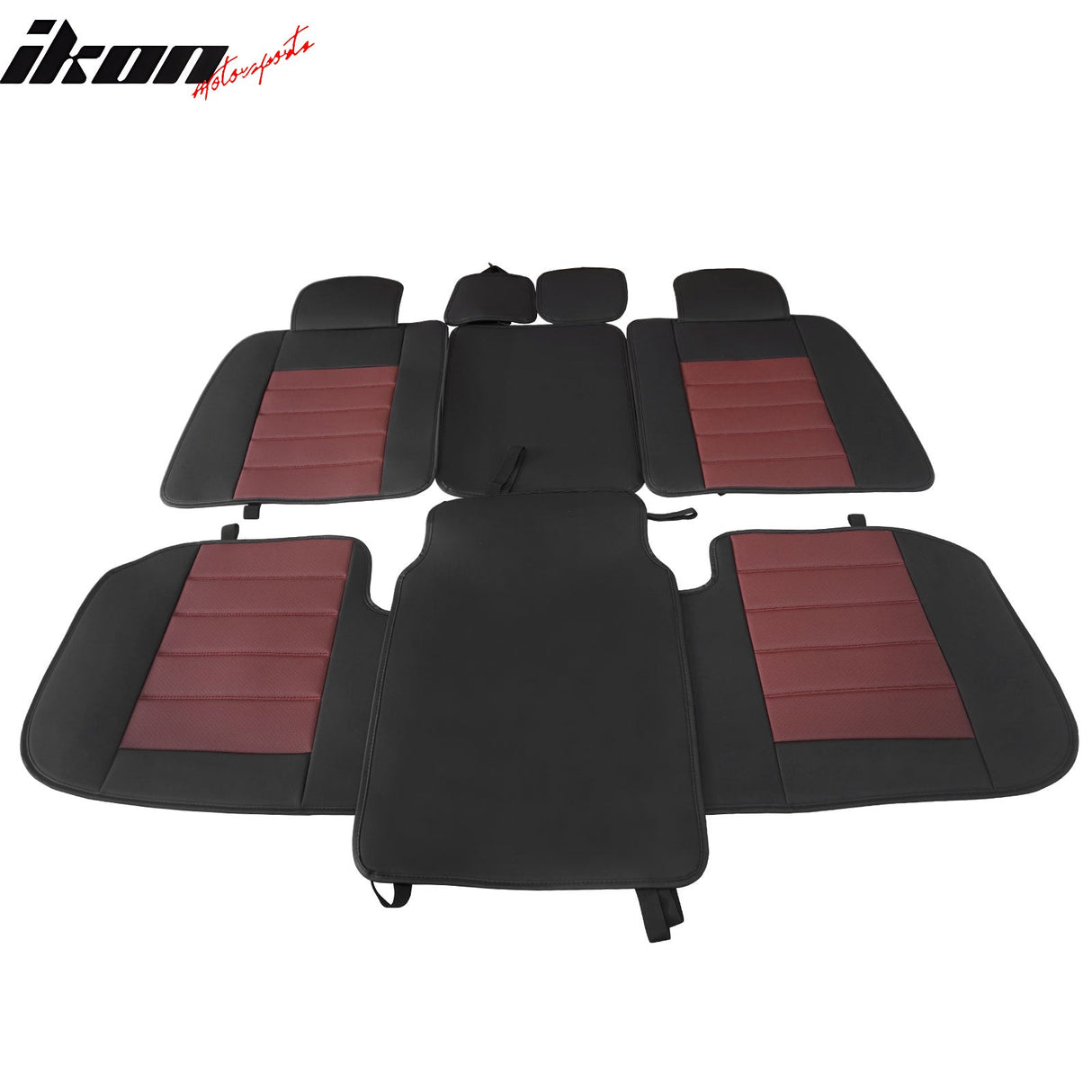 2009-2025 Ford F150 Crew Cab PU Leather Car Seat Cover w/ Pocket